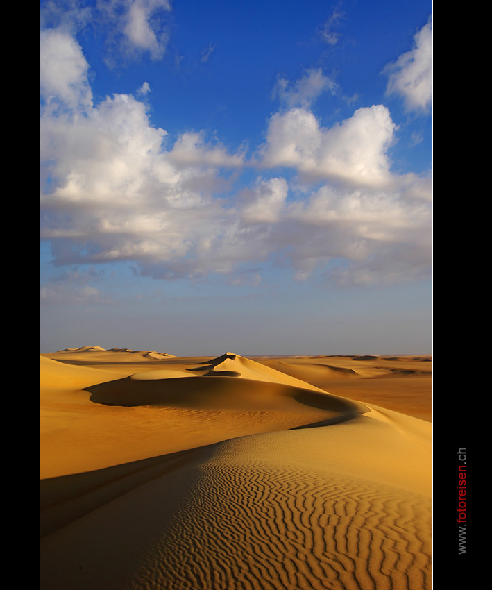 Nur Sand und Himmel