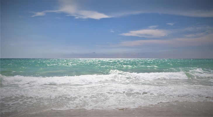 Nur Wasser und Himmel....