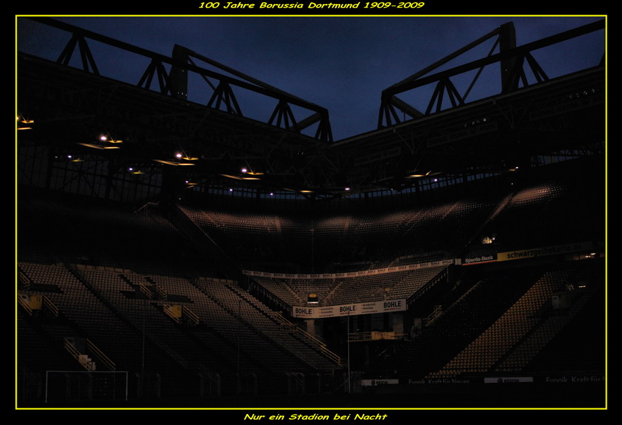 NurEinStadionBeiNacht-Only a stadium at night-Seul un stade de nuit