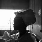 Nurse in a Cameroon hospital