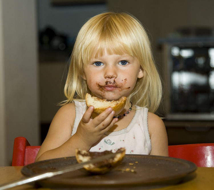 Nutella-Brötchen