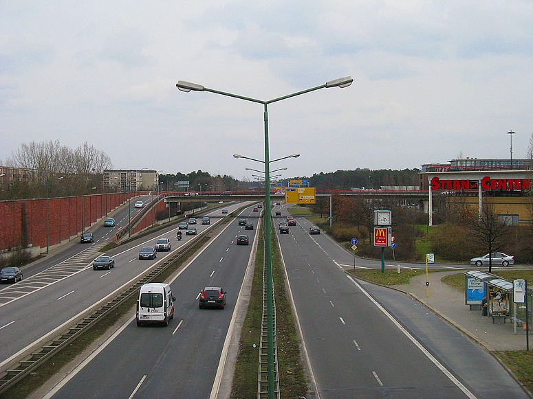 Nuthe-Schnellstraße in Potsdam