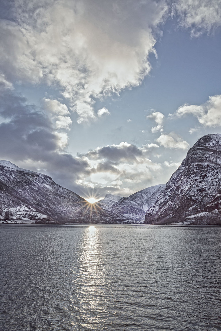 Nutshell Light at the Fjord