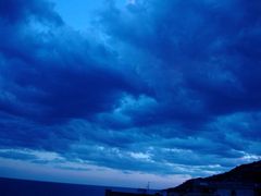 nuvole dalla Liguria