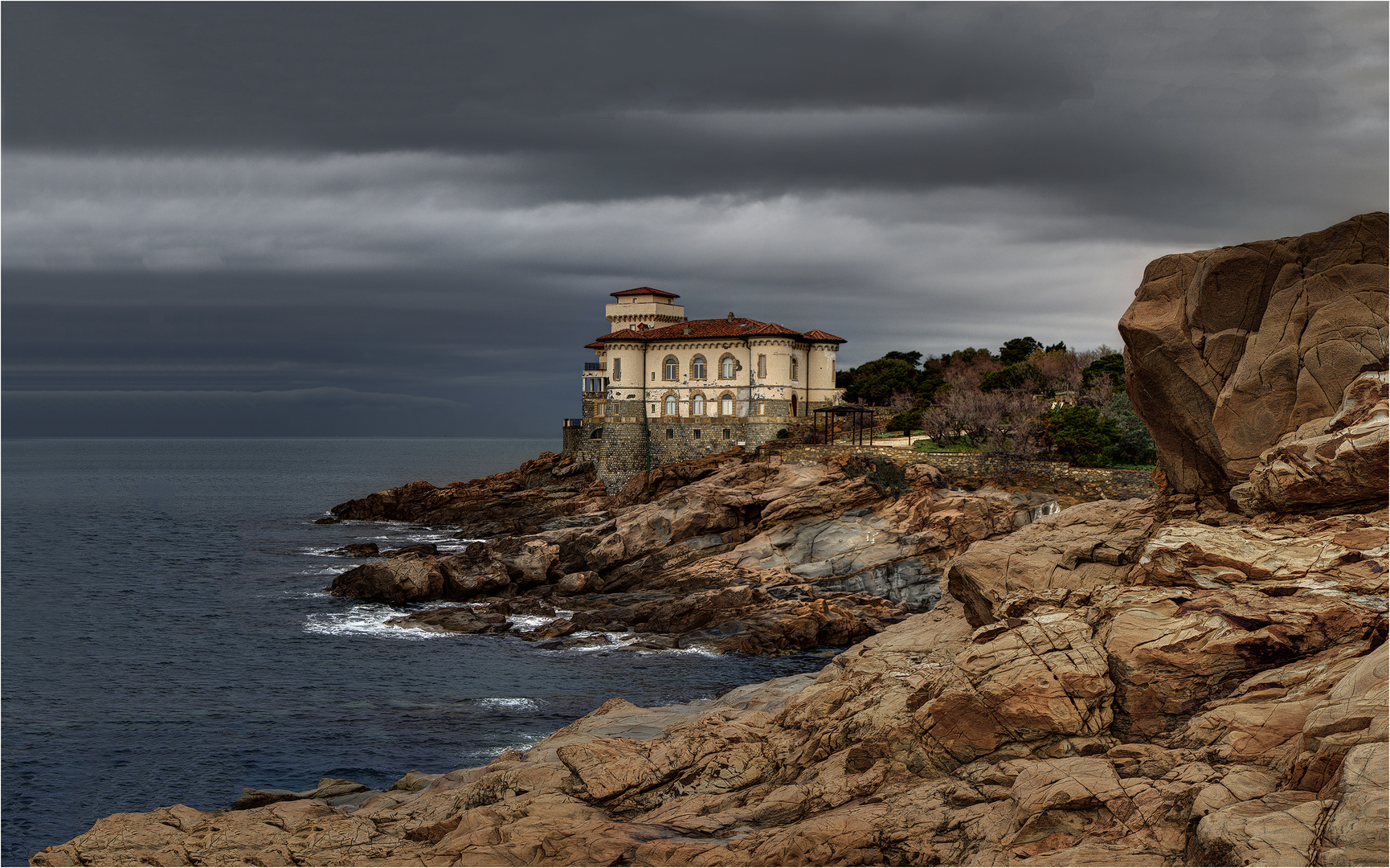 Nuvole minacciose sul Boccale