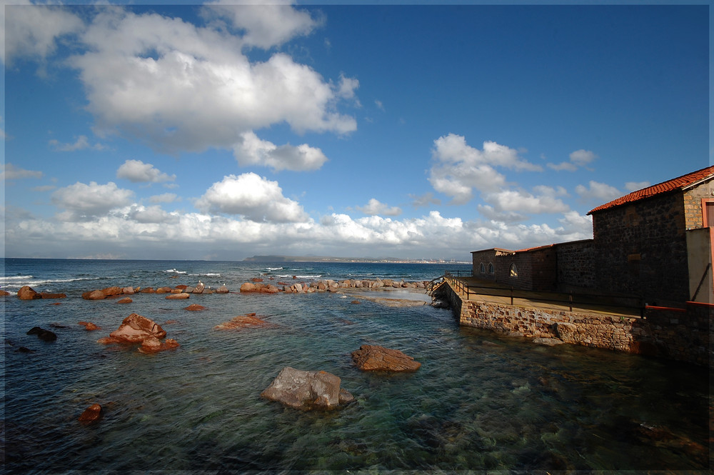 nuvole sull'isola piana