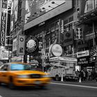 N.Y. [103] - Yellow Cab near Times Square