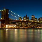 N.Y. [107] - Brooklyn Bridge zur Blauen Stunde