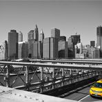 N.Y. [42] - Yellow Cab @ Brooklyn Bridge