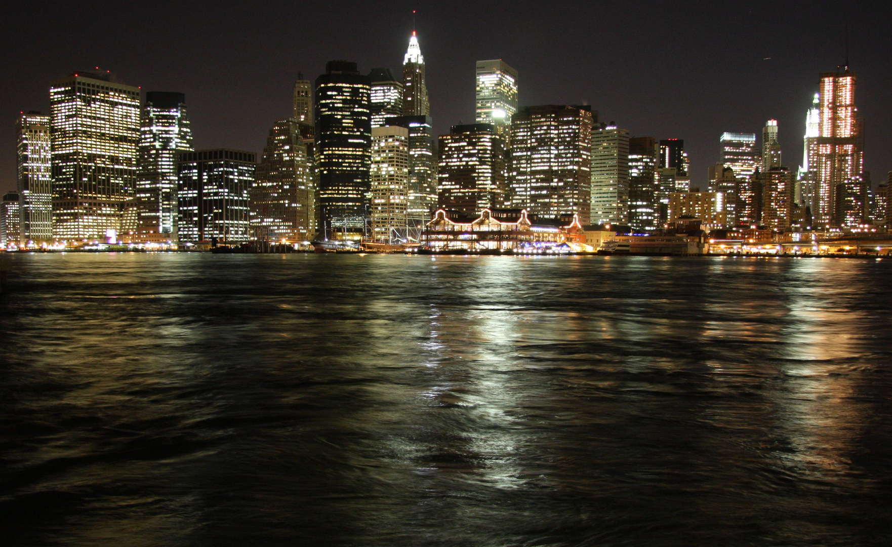 ...NY at night...