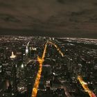 NY bei Nacht aus dem 103. Stock des Empire State Building