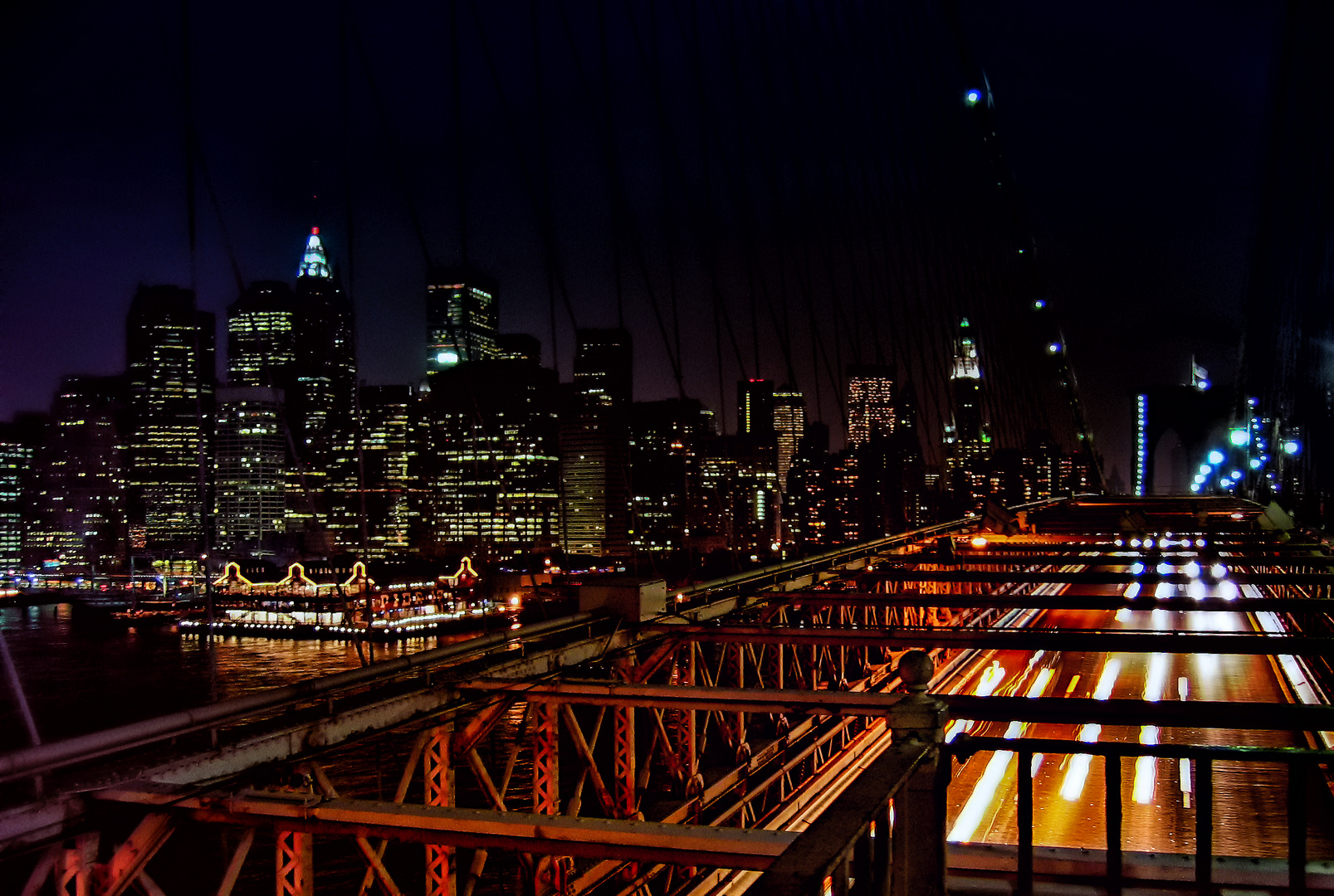 NY City View from Brooklyn Bridge