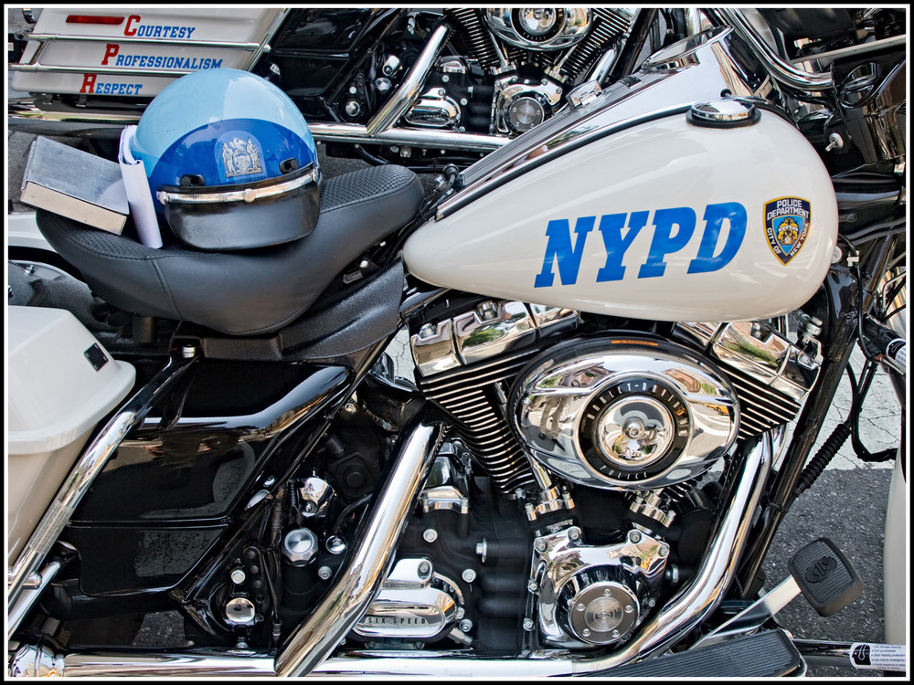 NY Police motorbike