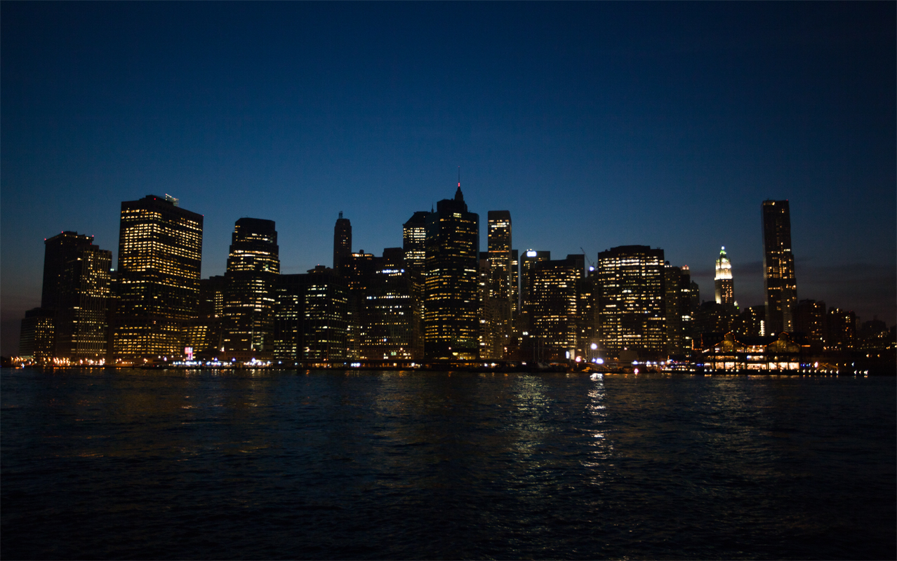 NY Skyline Nacht