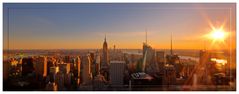 NY- Skyline sunset