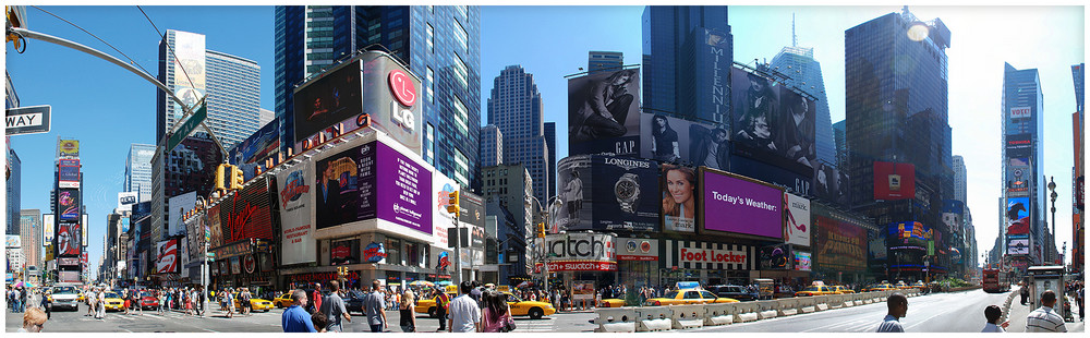 NY Times Square 2008 - Panorama