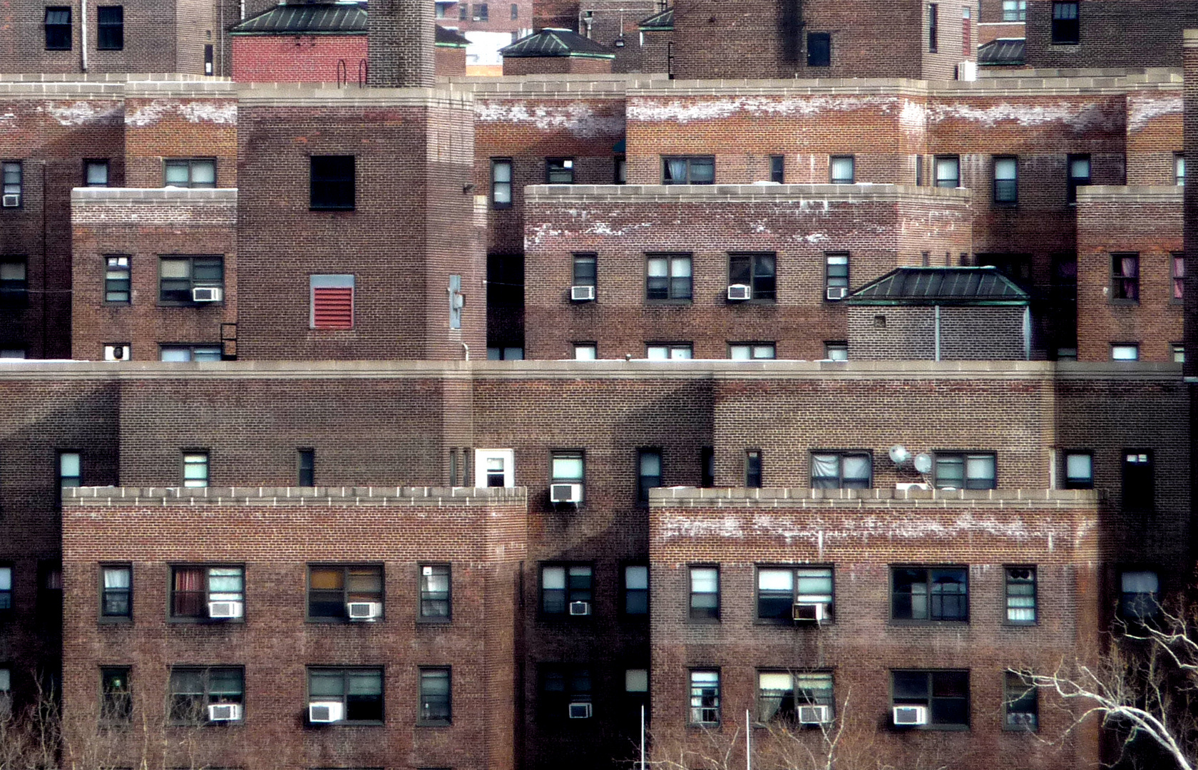 N.Y. Two Bridges - housing project Catherine Street