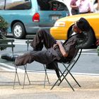 NY2009 Resting in Time Square