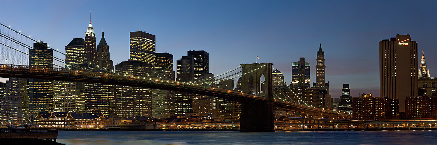 NYC (16) Nightpano Brooklyn Bridge