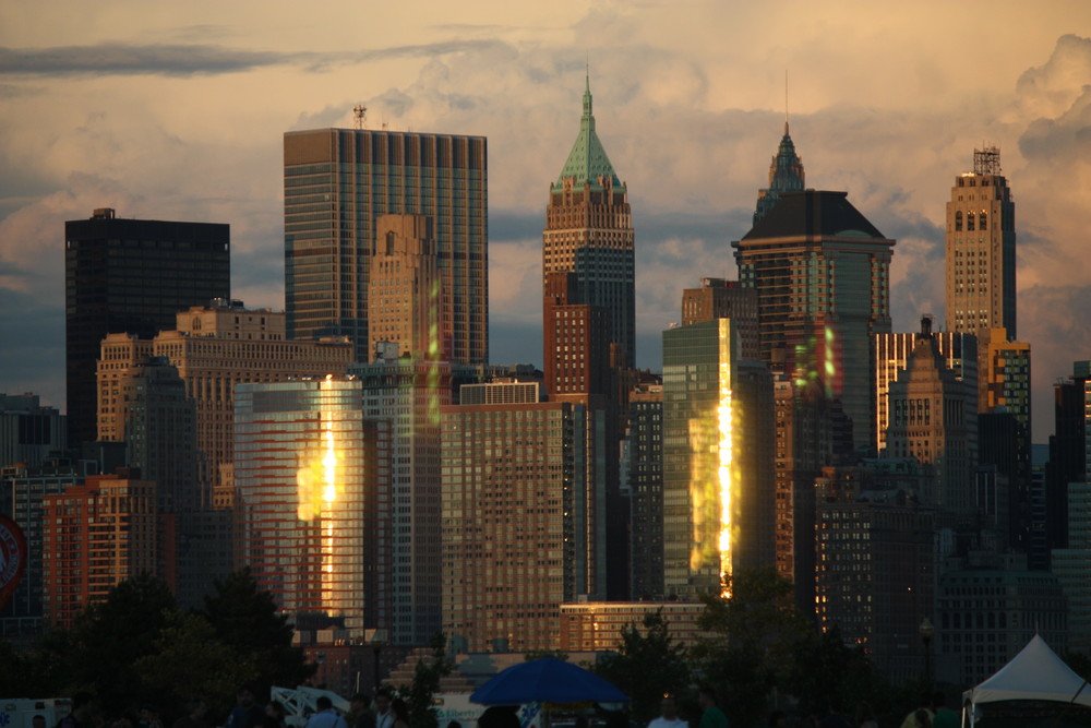 NYC at sunset