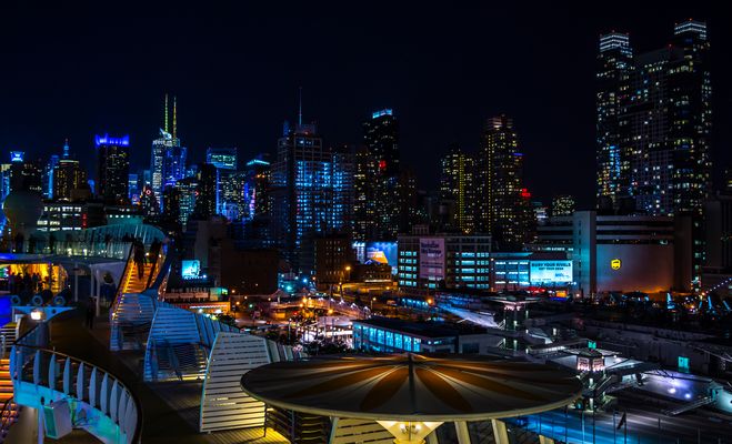 NYC Manhattan Skyline Pier 88 (September 2012)