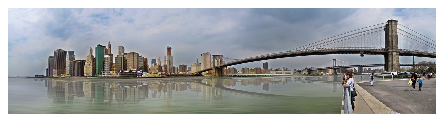 NYC Pano mit Spiegelung