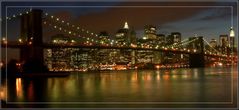 NYC Skyline and Brooklyn Bridge