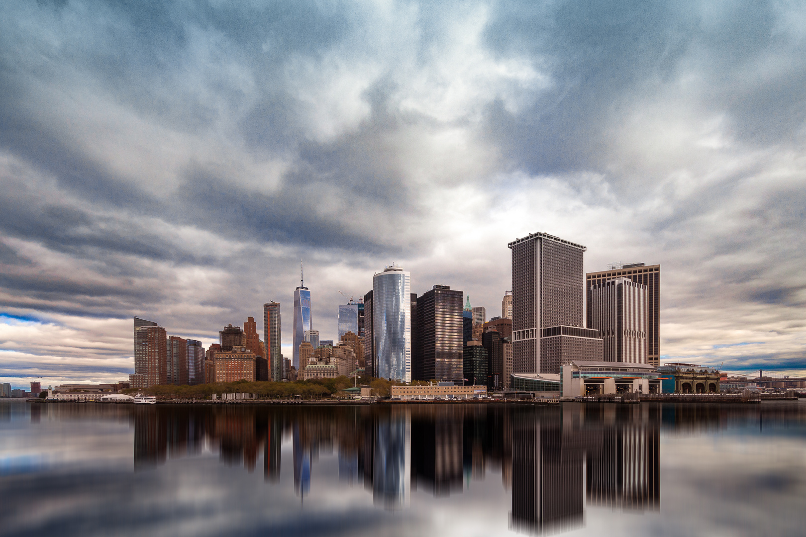 NYC-Skyline von Staten Island