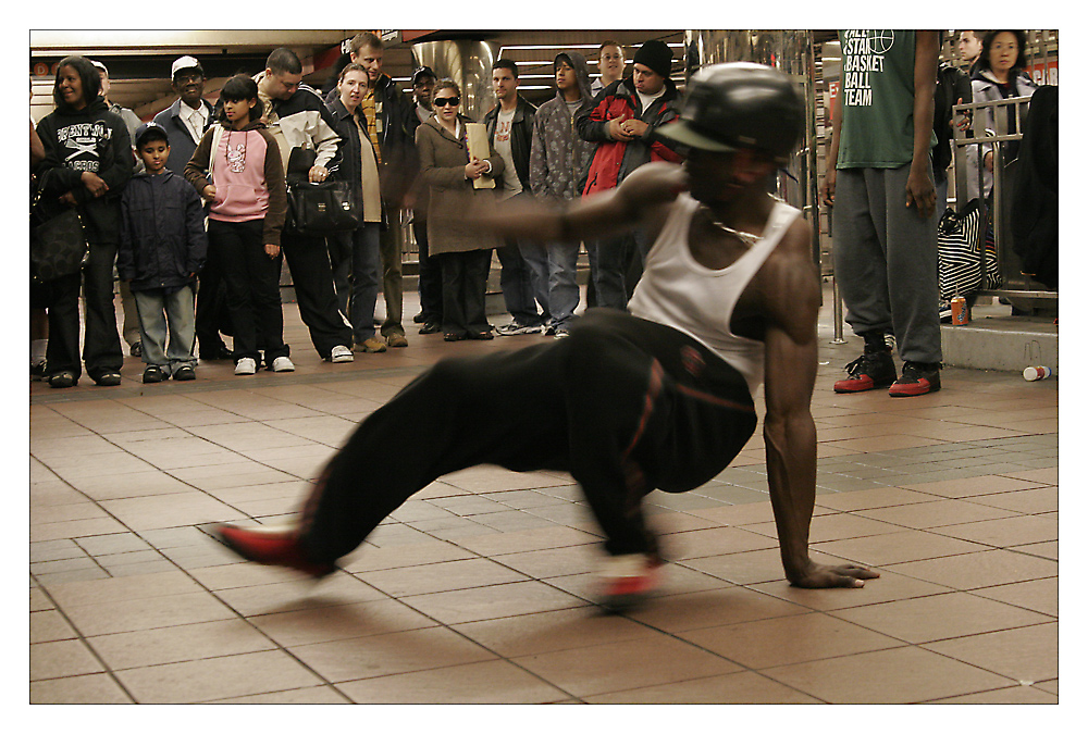 N.Y.C. - street dancing under the street #2