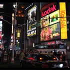 NYC Time Square bei Nacht