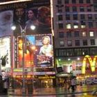 NYC Times Square bei Regen