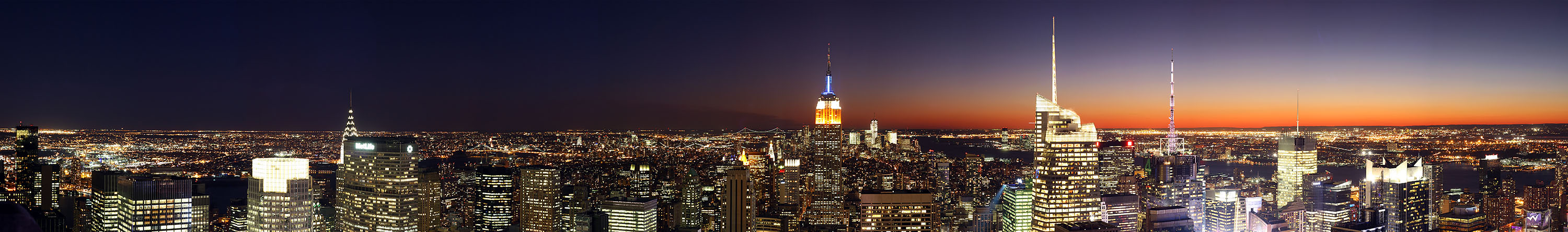 NYC: TOP OF THE ROCK PANORAMA