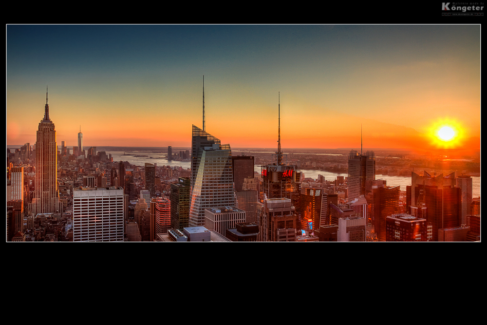 * * * NYC - Top of the Rock-View * * *