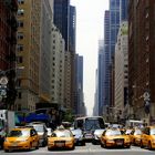 NYC Yellow Pole Position at Ave of the Americas