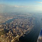 NYCity - Look through the aircraft window