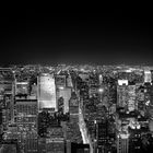 NYCityscape - View from the Empire State Building (bw)