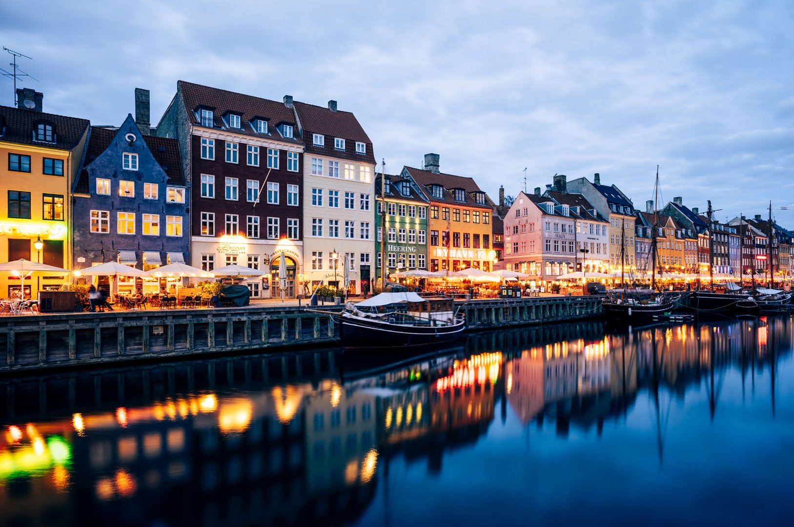 Nyhavn - Kopenhagen im letzen Licht
