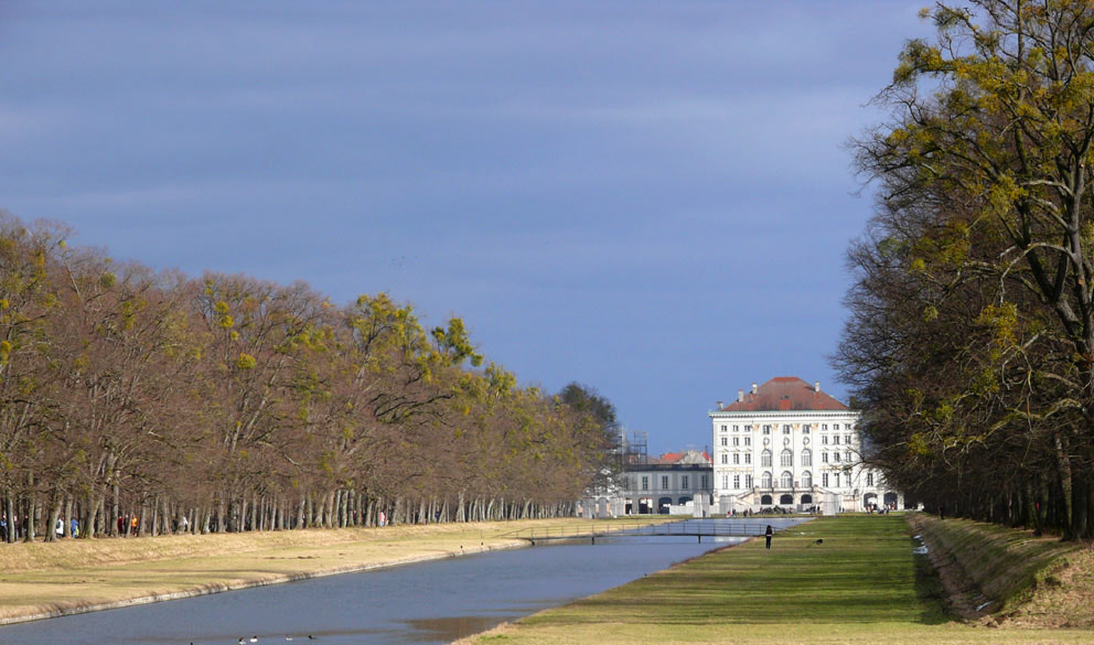 Nympfenburger Schloss im Februar