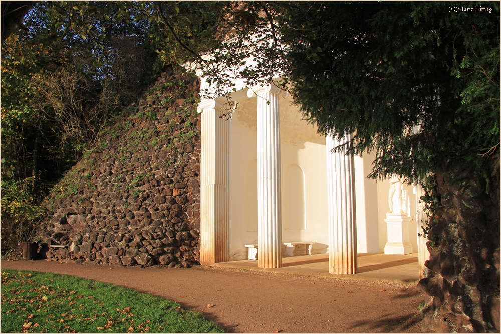 Nymphaeum im Abendlicht