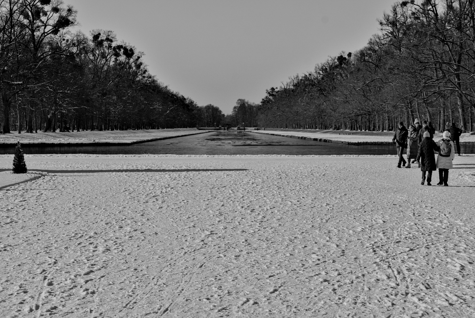 Nymphenburg im Winter