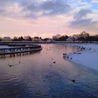 Nymphenburger Kanal im Winter