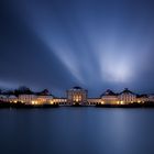 Nymphenburger Schloss am frühen Abend