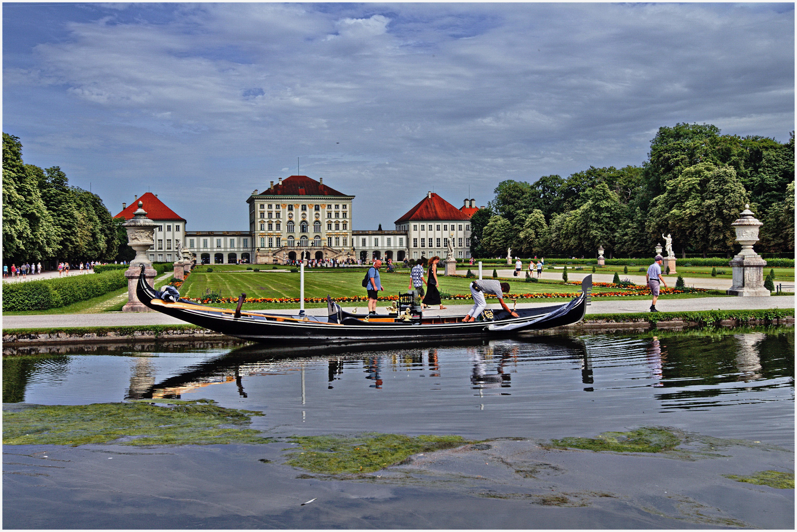 Nymphenburger Schloss Park in München 3842 Foto & Bild archiv