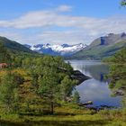 Nysætervatnet mit Blick auf Regndalstindane - Norwegen 