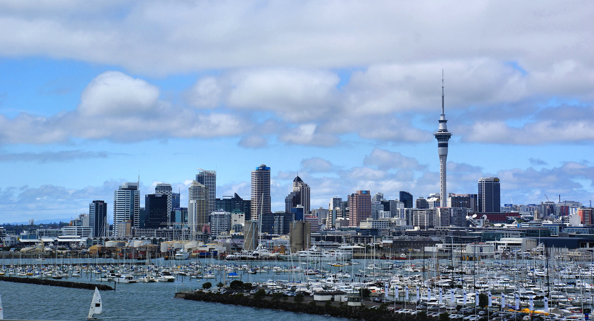 NZ Auckland aus dem Bus...