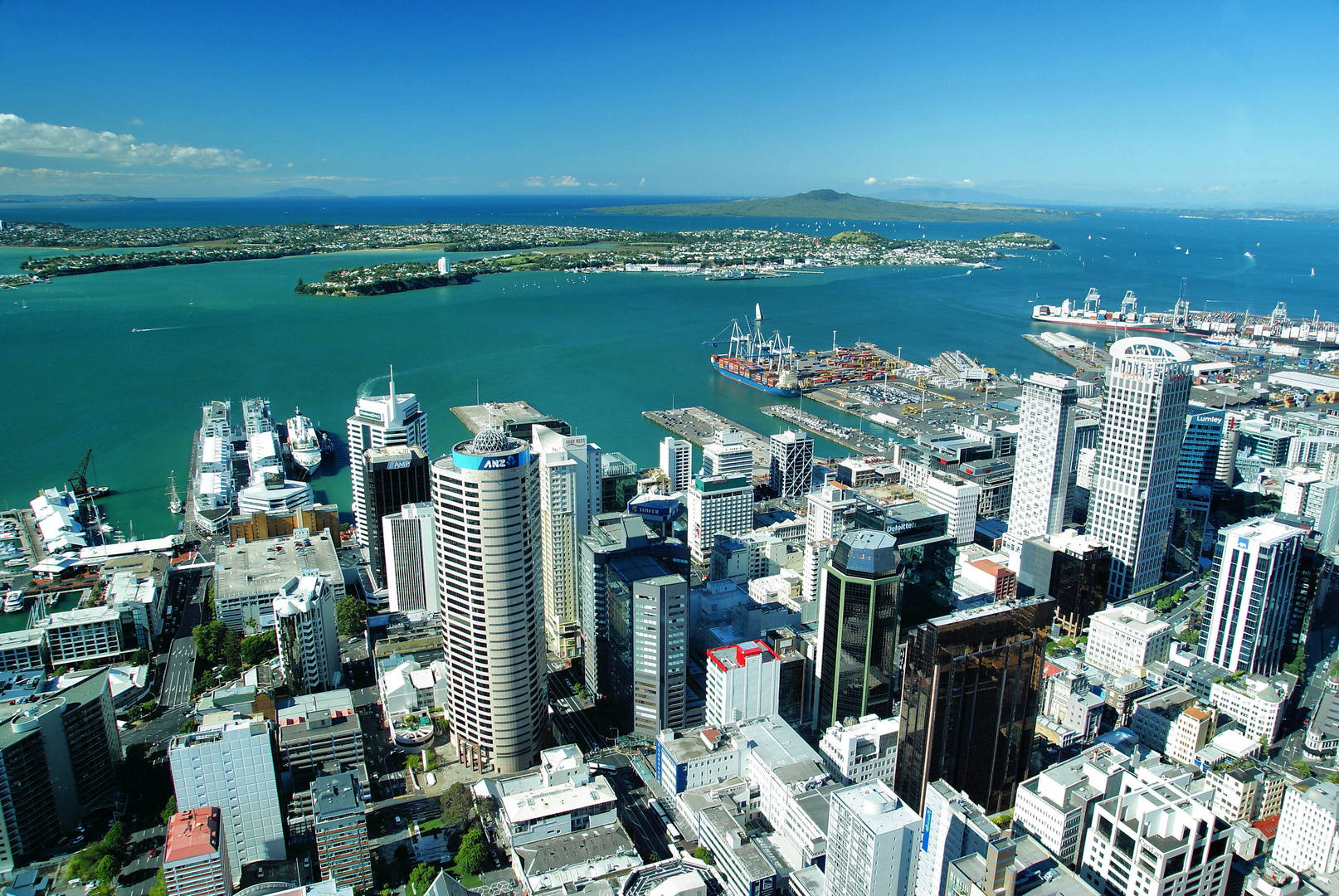 NZ Auckland Blick vom Fernsehturm