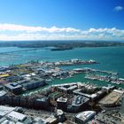 NZ Auckland Blick zum Hafen