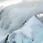 NZ Mount Cook in Wolken