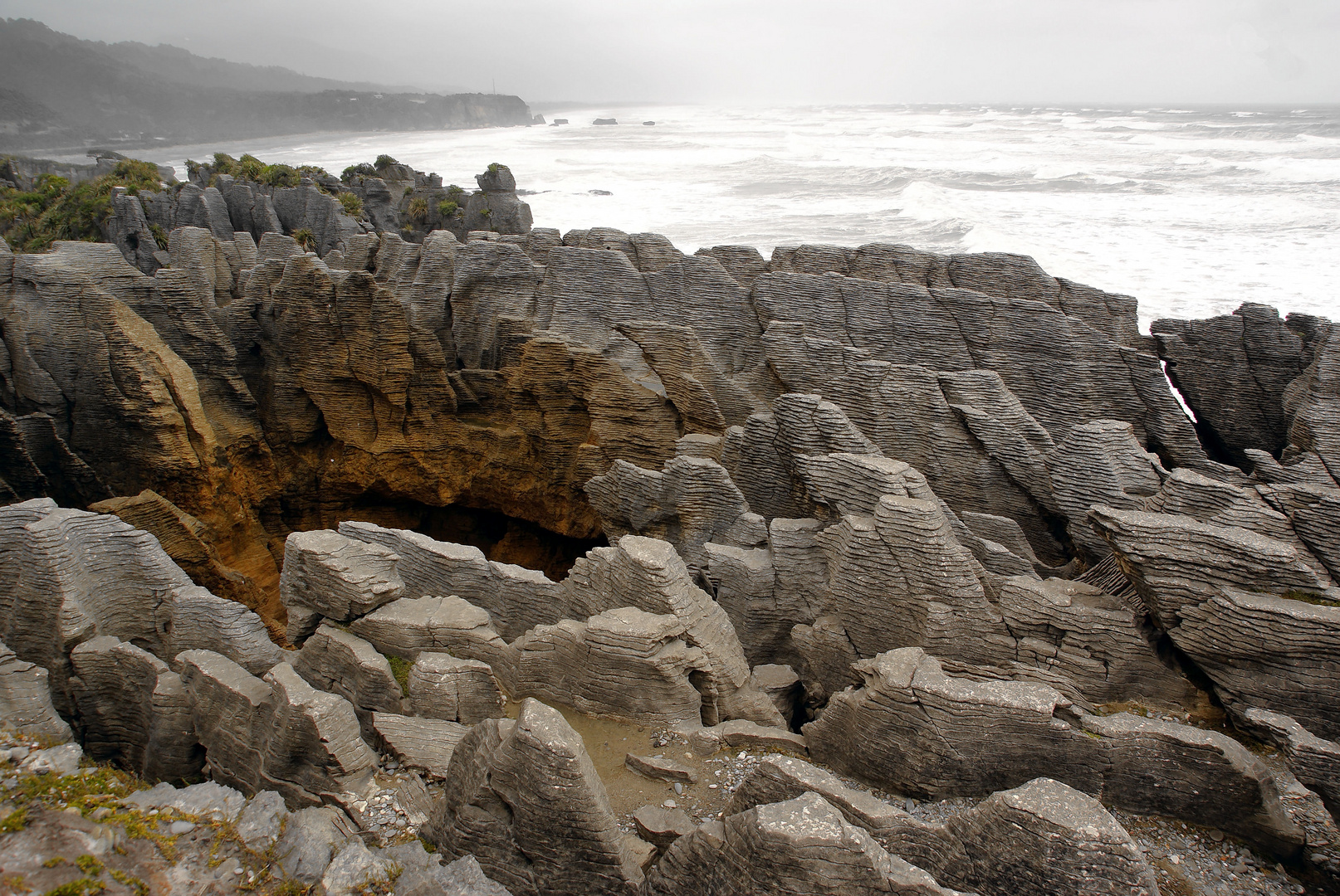 NZ Pancake Rocks bei Punakaiki