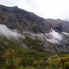 NZ Vor dem Homer Tunnel Rückfahrt